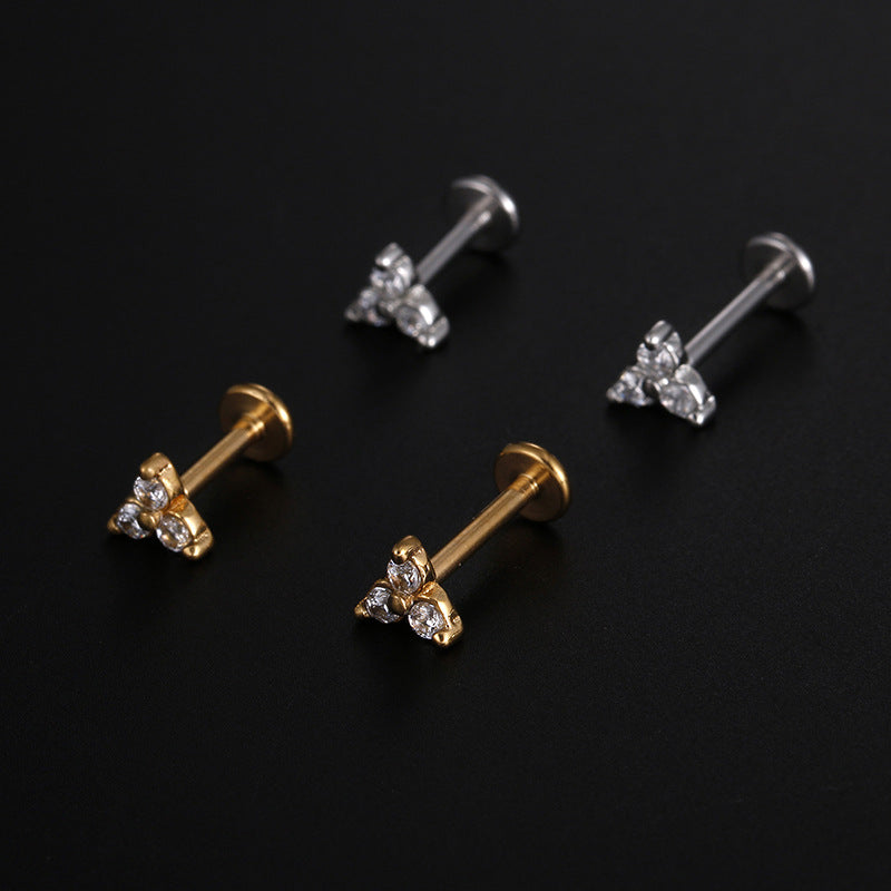 Accessoires de piercing pour le corps humain, clous d’oreilles
