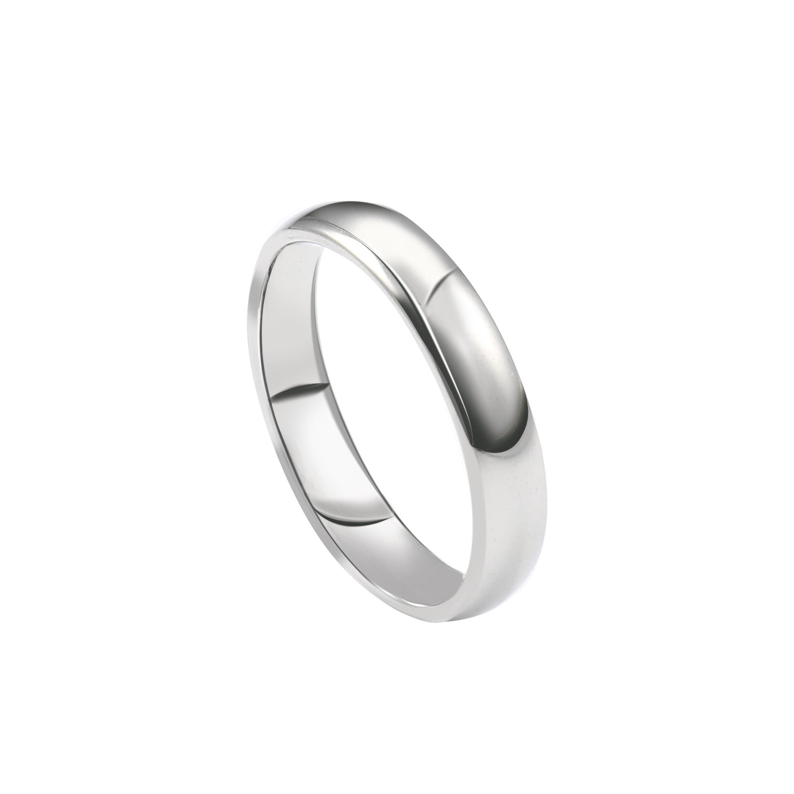 Bague tendance de niche en acier titane avec zircon micro-serti pour femme