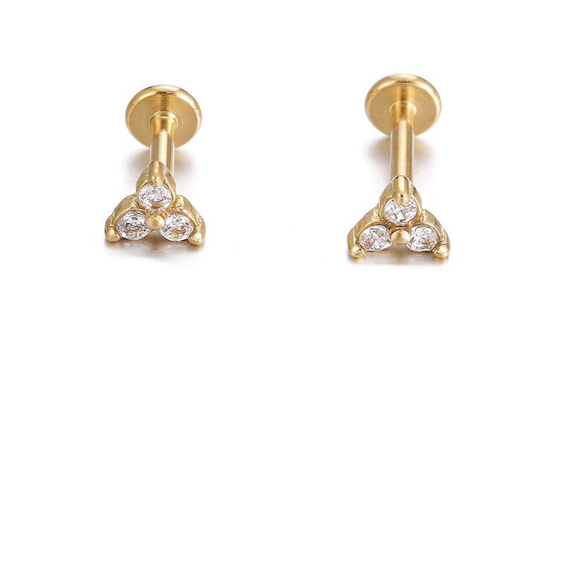 Accessoires de piercing pour le corps humain, clous d’oreilles