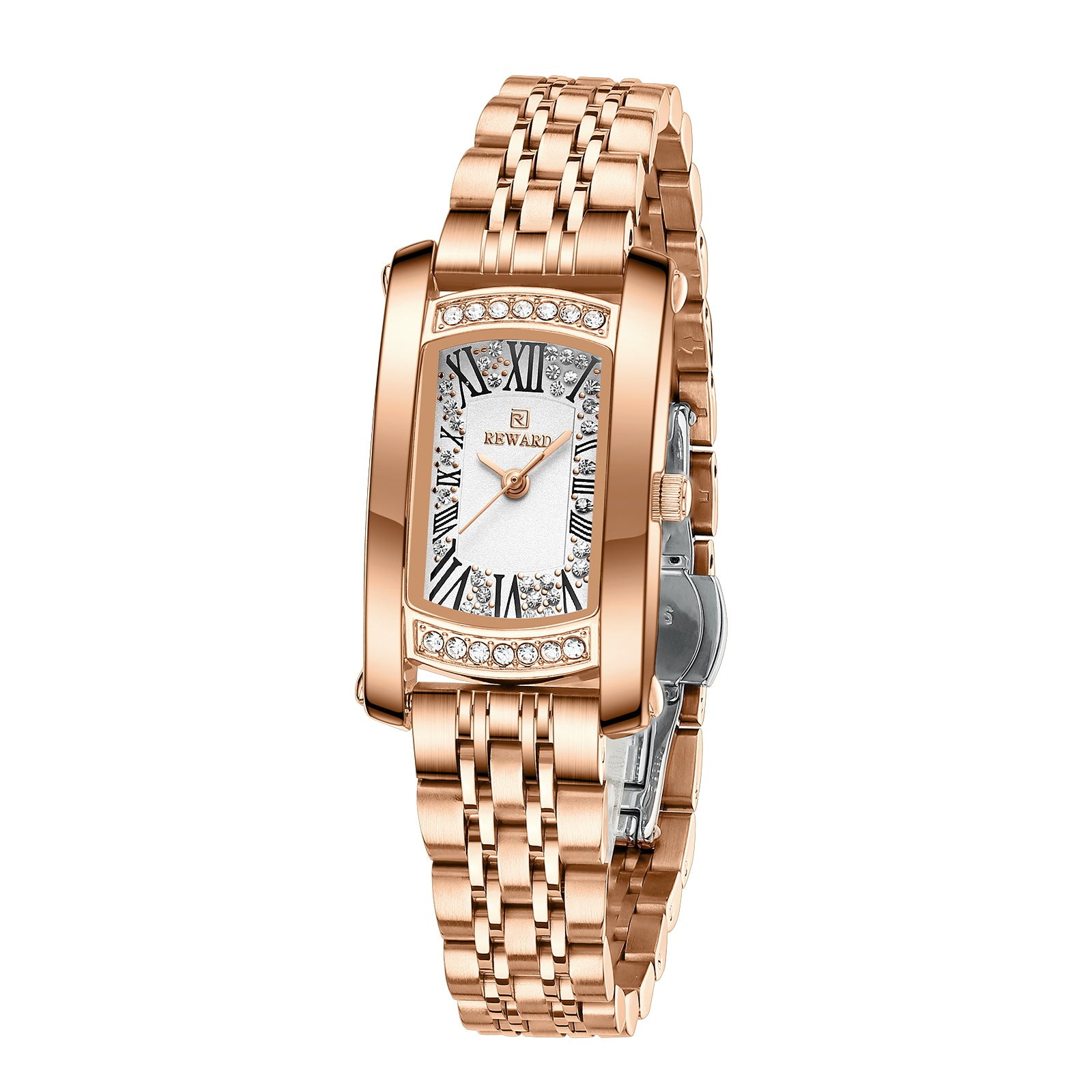 Montre-bracelet femme carrée à quartz, étanche, mode luxe abordable
