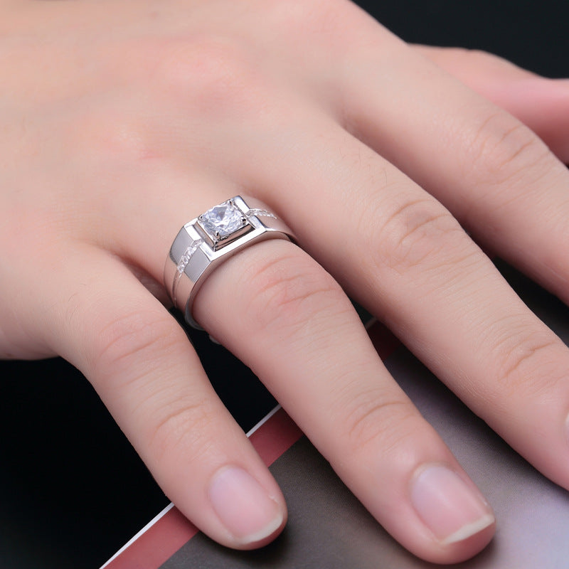 Bague pour homme en argent sterling