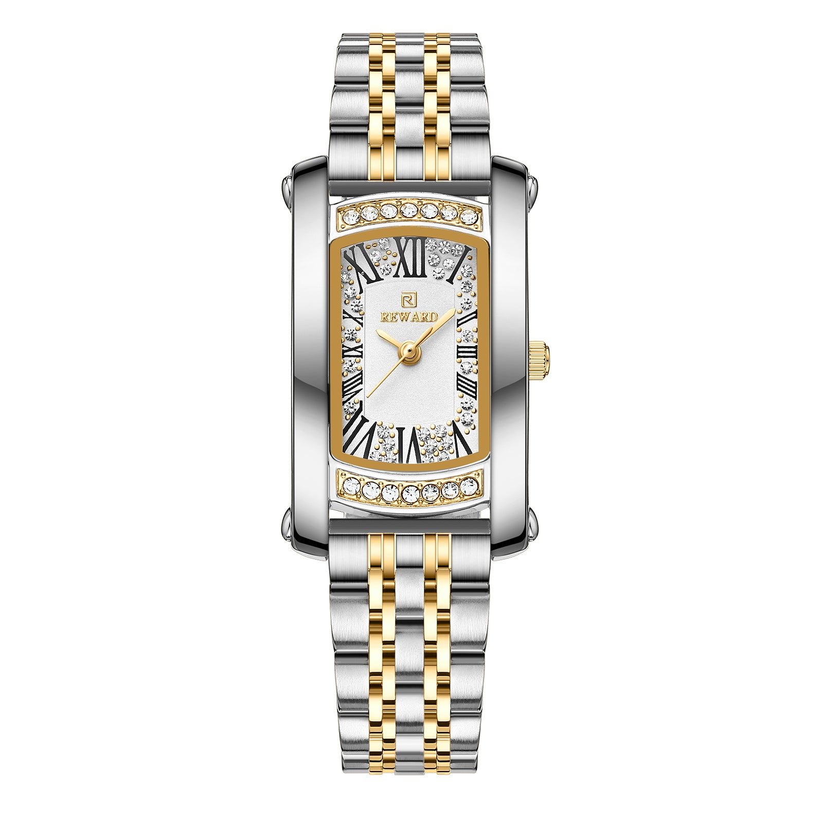 Montre-bracelet femme carrée à quartz, étanche, mode luxe abordable