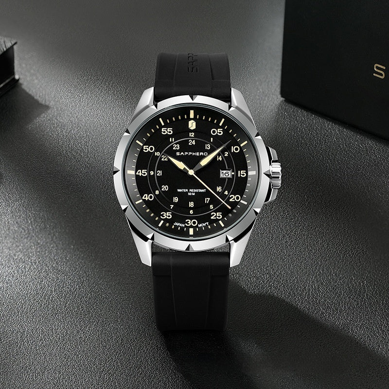 Montre étudiante pour jeunes, quartz, pour examens, homme, silicone, étanche, cadeau 520 pour petit ami.