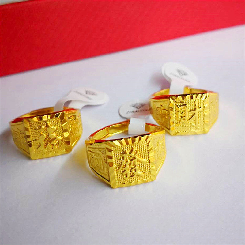 Bague carrée pour homme