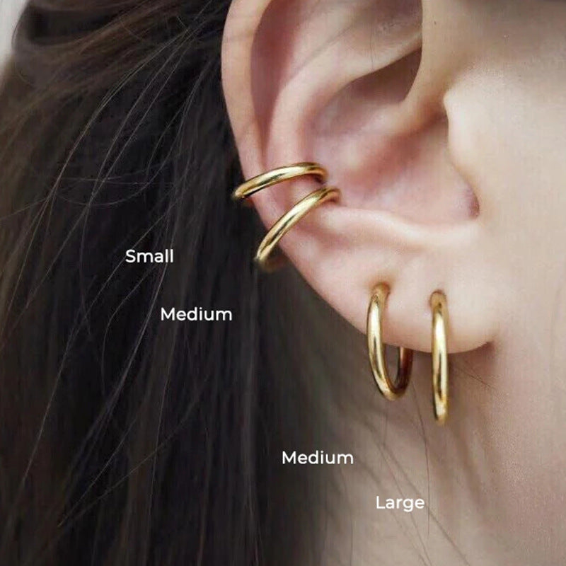 Clip-on earring (no piercing required)