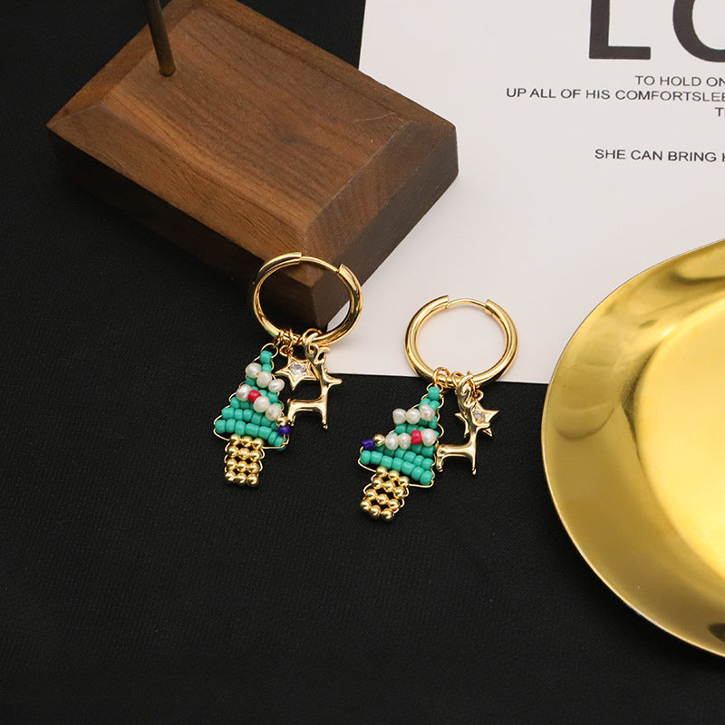 Broche en perles d’eau douce naturelles pour femme, originale et de luxe discret