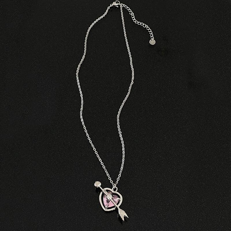 Collier “Love Heart” mignon et stylé pour piercing.