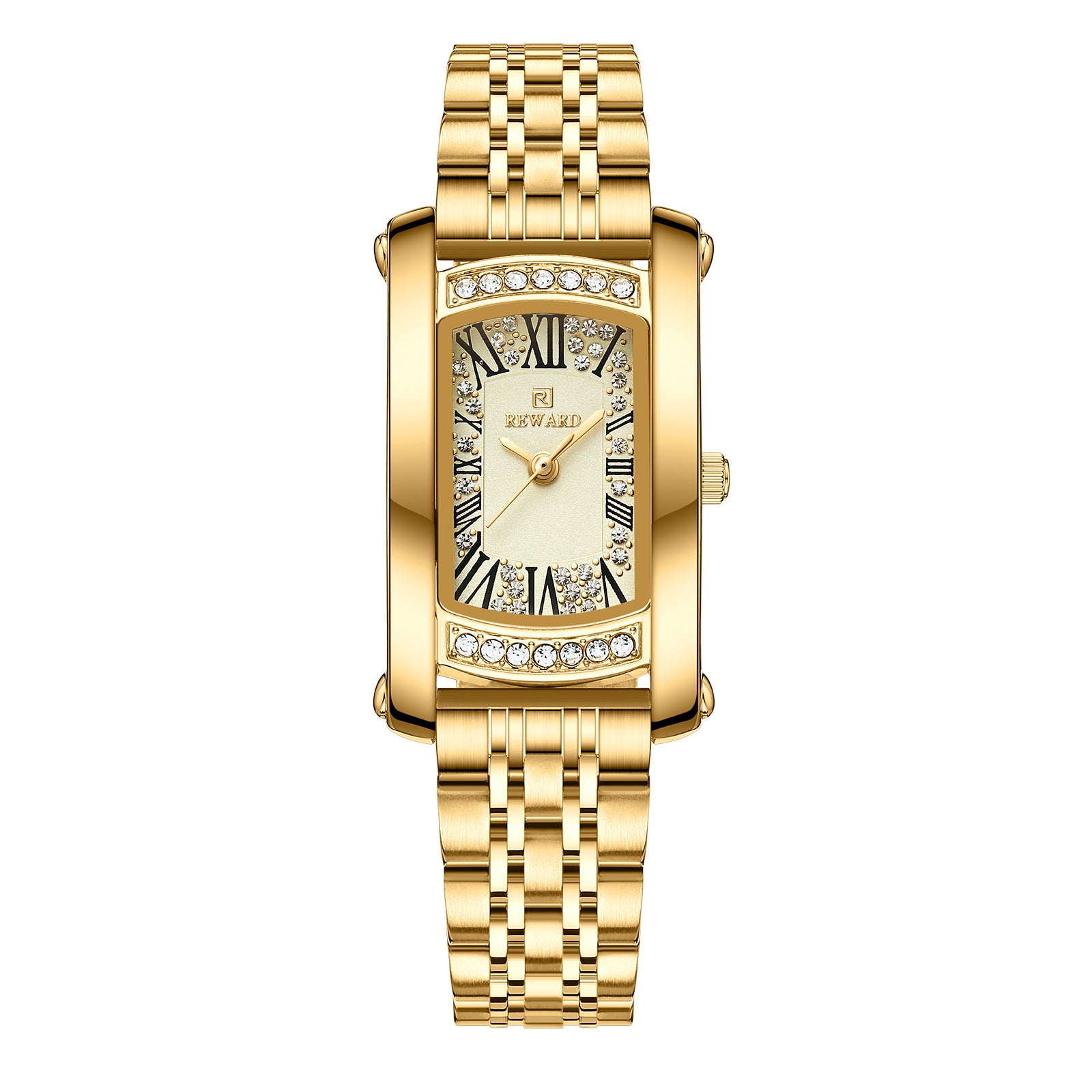 Montre-bracelet femme carrée à quartz, étanche, mode luxe abordable