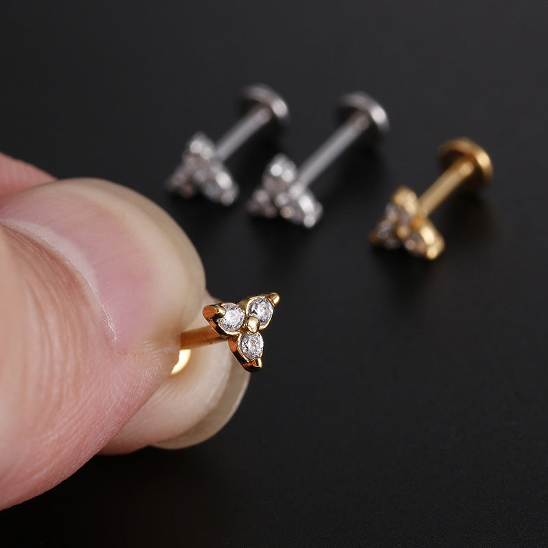 Accessoires de piercing pour le corps humain, clous d’oreilles