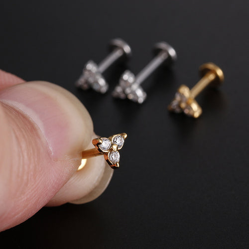 Accessoires de piercing pour le corps humain, clous d’oreilles