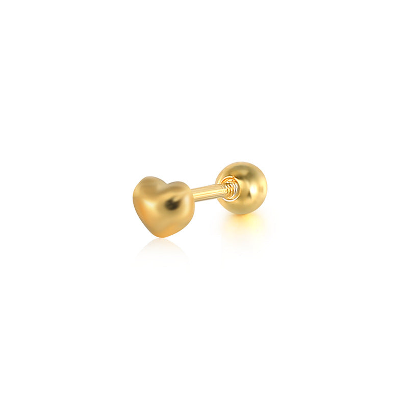 Piercing d’oreille pour femme, mode, avec diamant filetée