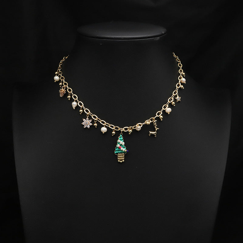 Broche en perles d’eau douce naturelles pour femme, originale et de luxe discret