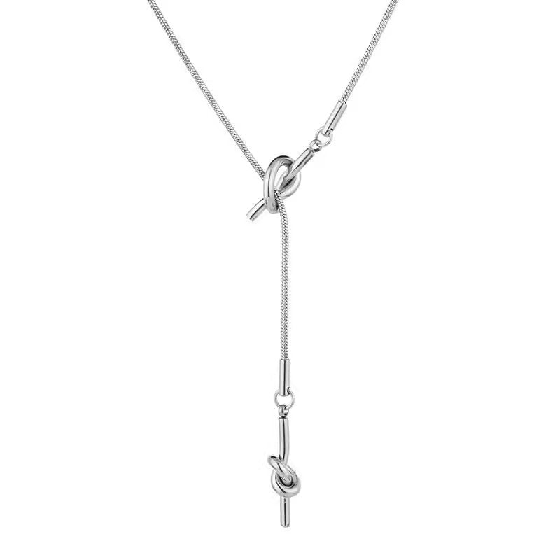 Collier long sophistiqué, polyvalent et ajustable